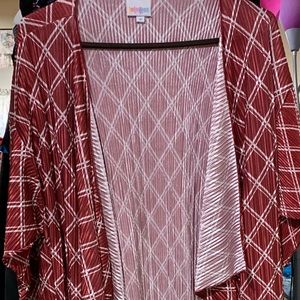 LuLaRoe plaid Shirley